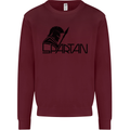 Spartan Gym Training Top Bodybuilding Mens Sweatshirt Jumper Maroon