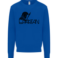 Spartan Gym Training Top Bodybuilding Mens Sweatshirt Jumper Royal Blue