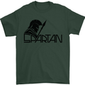Spartan Gym Training Top Bodybuilding Mens T-Shirt Cotton Gildan Forest Green