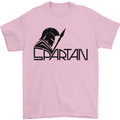 Spartan Gym Training Top Bodybuilding Mens T-Shirt Cotton Gildan Light Pink