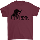 Spartan Gym Training Top Bodybuilding Mens T-Shirt Cotton Gildan Maroon