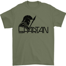 Spartan Gym Training Top Bodybuilding Mens T-Shirt Cotton Gildan Military Green