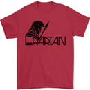 Spartan Gym Training Top Bodybuilding Mens T-Shirt Cotton Gildan Red