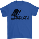 Spartan Gym Training Top Bodybuilding Mens T-Shirt Cotton Gildan Royal Blue