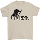 Spartan Gym Training Top Bodybuilding Mens T-Shirt Cotton Gildan Sand