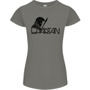 Spartan Gym Training Top Bodybuilding Womens Petite Cut T-Shirt Charcoal