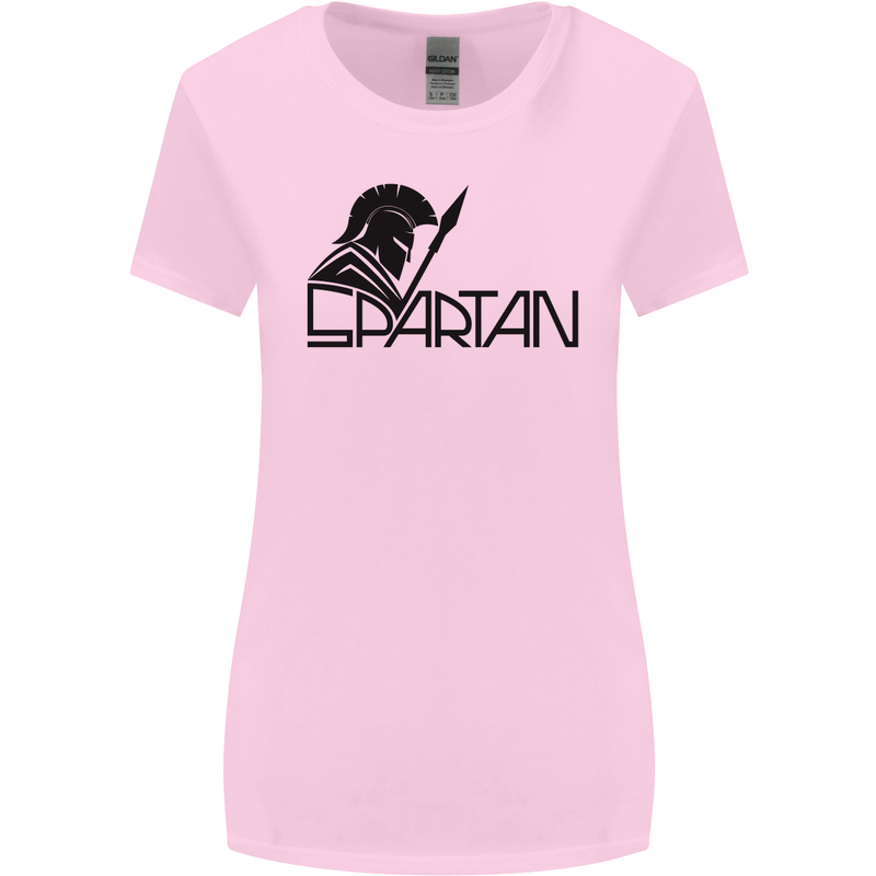 Spartan Gym Training Top Bodybuilding Womens Wider Cut T-Shirt Light Pink