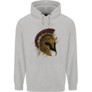 Spartan Helmet Gym Bodybuilding Training Childrens Kids Hoodie Sports Grey