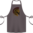 Spartan Helmet Gym Bodybuilding Training Cotton Apron 100% Organic Dark Grey
