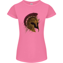Spartan Helmet Gym Bodybuilding Training Womens Petite Cut T-Shirt Azalea