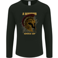 Spartan Helmet Gym Quote Bodybuilding Mens Long Sleeve T-Shirt Black