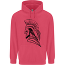 Spartan Helmet Training Bodybuilding MMA Childrens Kids Hoodie Heliconia