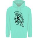 Spartan Helmet Training Bodybuilding MMA Childrens Kids Hoodie Peppermint