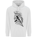 Spartan Helmet Training Bodybuilding MMA Childrens Kids Hoodie White