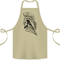 Spartan Helmet Training Bodybuilding MMA Cotton Apron 100% Organic Khaki