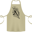 Spartan Helmet Training Bodybuilding MMA Cotton Apron 100% Organic Khaki