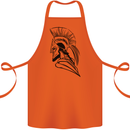 Spartan Helmet Training Bodybuilding MMA Cotton Apron 100% Organic Orange