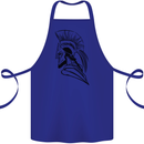 Spartan Helmet Training Bodybuilding MMA Cotton Apron 100% Organic Royal Blue