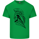 Spartan Helmet Training Bodybuilding MMA Kids T-Shirt Childrens Irish Green