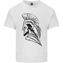 Spartan Helmet Training Bodybuilding MMA Kids T-Shirt Childrens White