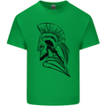 Spartan Helmet Training Bodybuilding MMA Mens Cotton T-Shirt Tee Top Irish Green