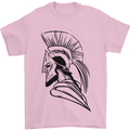 Spartan Helmet Training Bodybuilding MMA Mens T-Shirt 100% Cotton Light Pink
