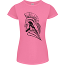 Spartan Helmet Training Bodybuilding MMA Womens Petite Cut T-Shirt Azalea