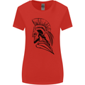 Spartan Helmet Training Bodybuilding MMA Womens Wider Cut T-Shirt Red