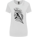 Spartan Helmet Training Bodybuilding MMA Womens Wider Cut T-Shirt White