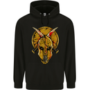 Spartan Skull Helmet Gym MMA Martial Arts Mens Hoodie Black