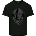 Spartan Skull Roman Helmet Gym MMA Kids T-Shirt Childrens Black