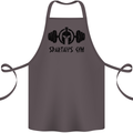 Spartans Gym Cotton Apron 100% Organic Dark Grey