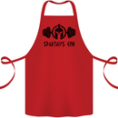 Spartans Gym Cotton Apron 100% Organic Red