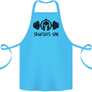 Spartans Gym Cotton Apron 100% Organic Turquoise