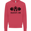 Spartans Gym Mens Sweatshirt Jumper Heliconia