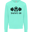 Spartans Gym Mens Sweatshirt Jumper Peppermint