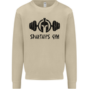Spartans Gym Mens Sweatshirt Jumper Sand