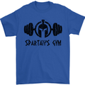 Spartans Gym Mens T-Shirt Cotton Gildan Royal Blue