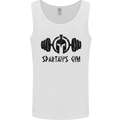 Spartans Gym Mens Vest Tank Top White