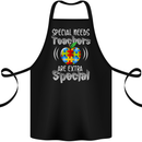 Special Needs Teachers Autism Autistic ASD Cotton Apron 100% Organic Black
