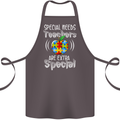 Special Needs Teachers Autism Autistic ASD Cotton Apron 100% Organic Dark Grey