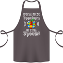 Special Needs Teachers Autism Autistic ASD Cotton Apron 100% Organic Dark Grey