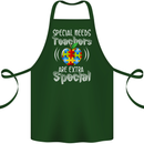 Special Needs Teachers Autism Autistic ASD Cotton Apron 100% Organic Forest Green