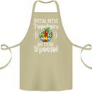 Special Needs Teachers Autism Autistic ASD Cotton Apron 100% Organic Khaki