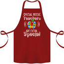 Special Needs Teachers Autism Autistic ASD Cotton Apron 100% Organic Maroon