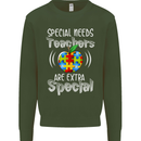 Special Needs Teachers Autism Autistic ASD Kids Sweatshirt Jumper Forest Green