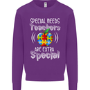 Special Needs Teachers Autism Autistic ASD Kids Sweatshirt Jumper Purple