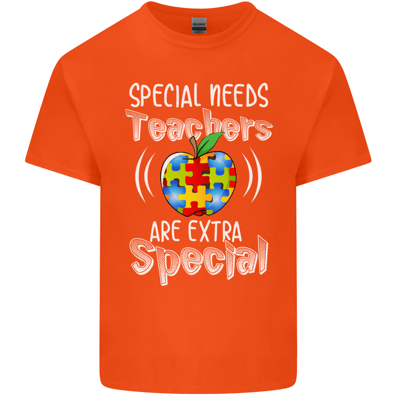 Special Needs Teachers Autism Autistic ASD Kids T-Shirt Childrens Orange