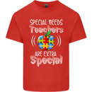 Special Needs Teachers Autism Autistic ASD Kids T-Shirt Childrens Red