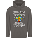Special Needs Teachers Autism Autistic ASD Mens 80% Cotton Hoodie Charcoal
